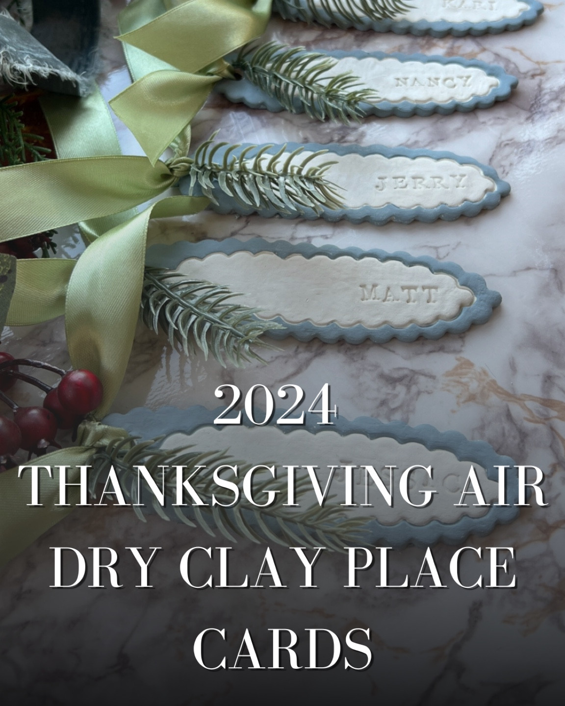 It’s time to reveal the design for my 2024 air dry clay Thanksgiving place cards! 

Last year’s place cards were such a huge hit that I couldn’t wait to share this year’s design! The best part is that everyone can take them home to hang them on their Christmas trees as ornaments, and use as stocking tags too! 🎄

If you’re looking to create your own place card for your holiday festivities this year, both my 2023 and 2024 designs are now offered as DIY Kits that include all the supplies you need and a video tutorial to complete this easy DIY holiday gift! Just follow the link in my bio, or shop the link below!

#thanksgivingtable #thanksgivingdecor #handmadeholiday #airdryclay #diyornament 

#LTKHoliday #LTKHome