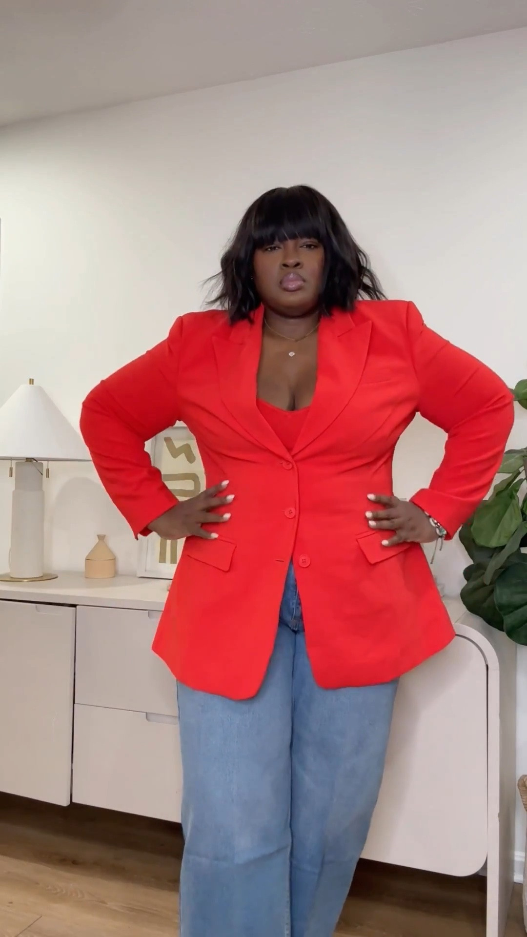 These are the outfits I reach for when I want compliments… without doing too much. I just want something easy, comfortable, and cute enough to make me feel put together the second I walk out the door. #BlazerOutfit #CasualChicStyle #CurvyFashion #PlusSizeStyle #EverydayOutfit #DenimStyle #EffortlessFashion #LTKStyle #FashionInspo #MinimalStyle

#LTKMidsize #LTKootd #LTKSeasonal