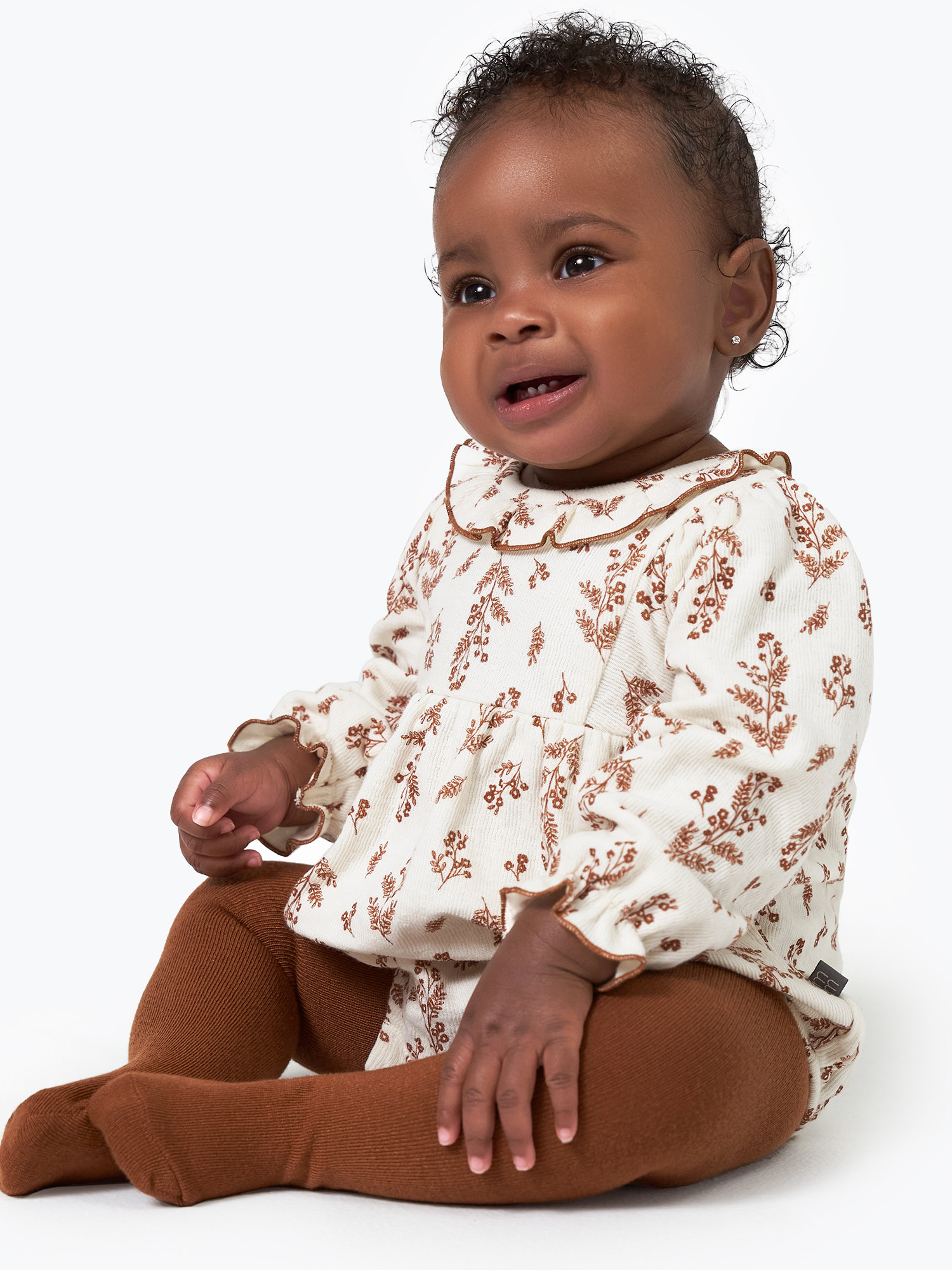 Modern Moments by Gerber Baby Girl Bubble Romper and Tights, 2-Piece Set, Sizes 0/3 Months - 24 M... | Walmart (US)