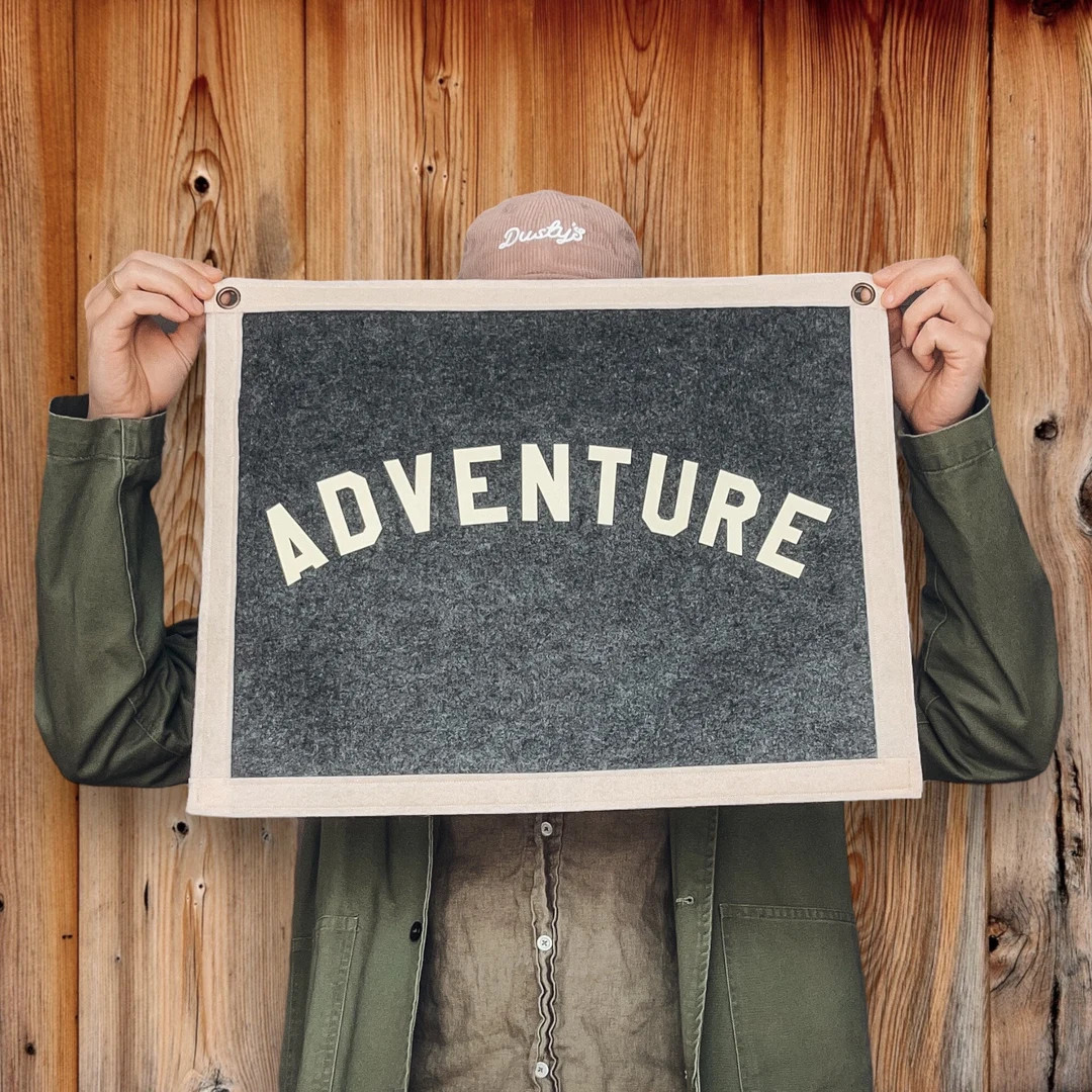 Adventure Felt Pennant Banner | Vintage Style Wall Hanging | Etsy (US)