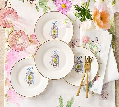 Cynthia Rowley Midsummer Night's Dream Appetizer Plates - Set of 4 | Pottery Barn (US)