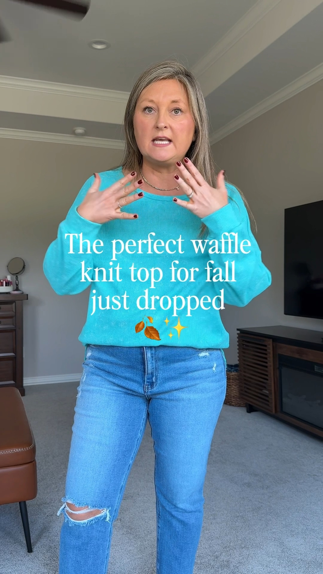 ✨ Amazon cozy find ✨ This oversized waffle knit top is one of those pieces you’ll reach for again and again. It’s soft, lightweight, and has that perfect slouchy fit that looks just as good with leggings as it does tucked into jeans. A true fall-to-winter staple. 🍂🤍

#LTKStyleTip #LTKFindsUnder50 #LTKMidsize