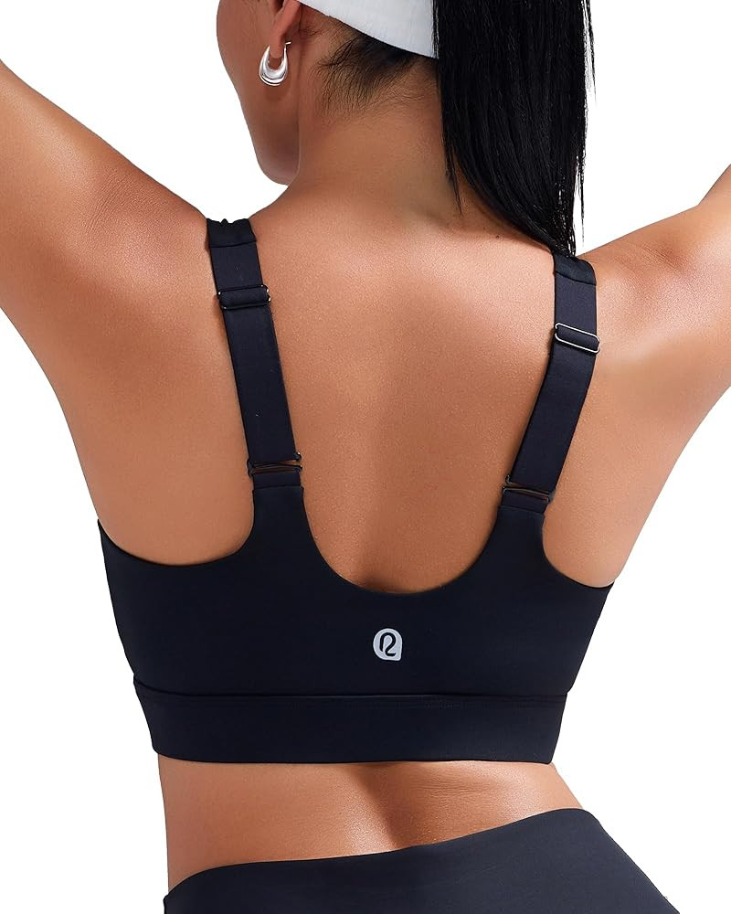 RUNNING GIRL Adjustable Straps High Impact Sports Bra for Women,High Support Workout Sports Bras ... | Amazon (US)