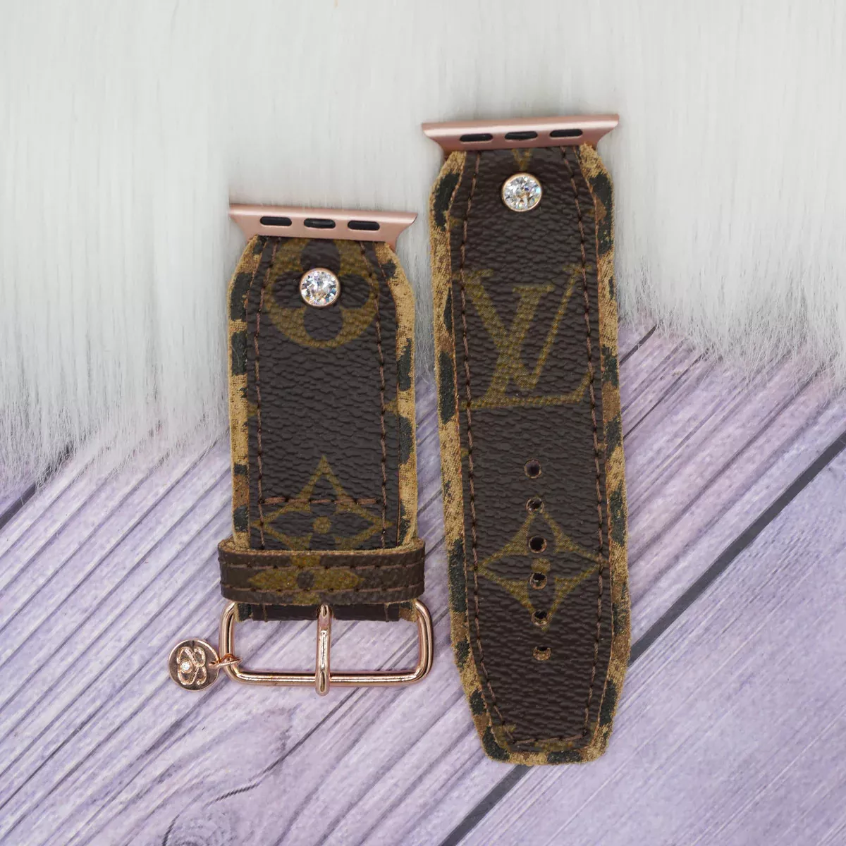 Upcycled Louis Vuitton Apple Watch  Louis vuitton fashion, Fashion jewelry  sets, Apple watch accessories