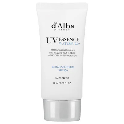 d'Alba, UV Essence Waterfull+ Sunscreen, SPF 50+, 1.69 fl oz (50 ml) | iHerb