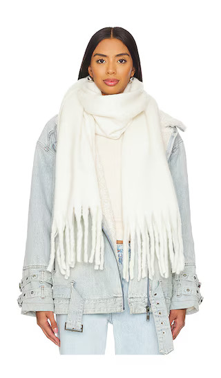 Chic Solid Scarf in Ivory | Revolve Clothing (Global)