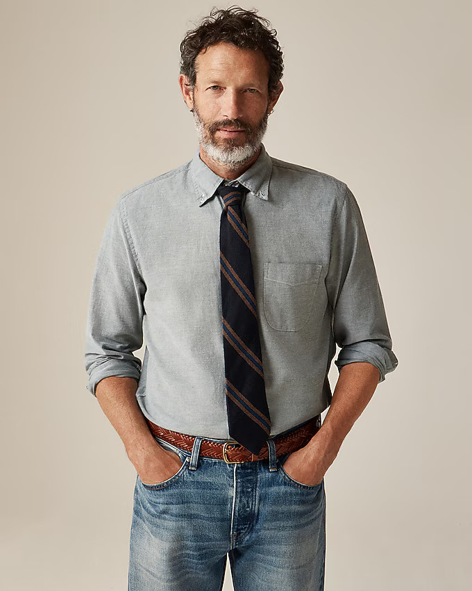 Slim Broken-in organic cotton oxford shirt | J. Crew US