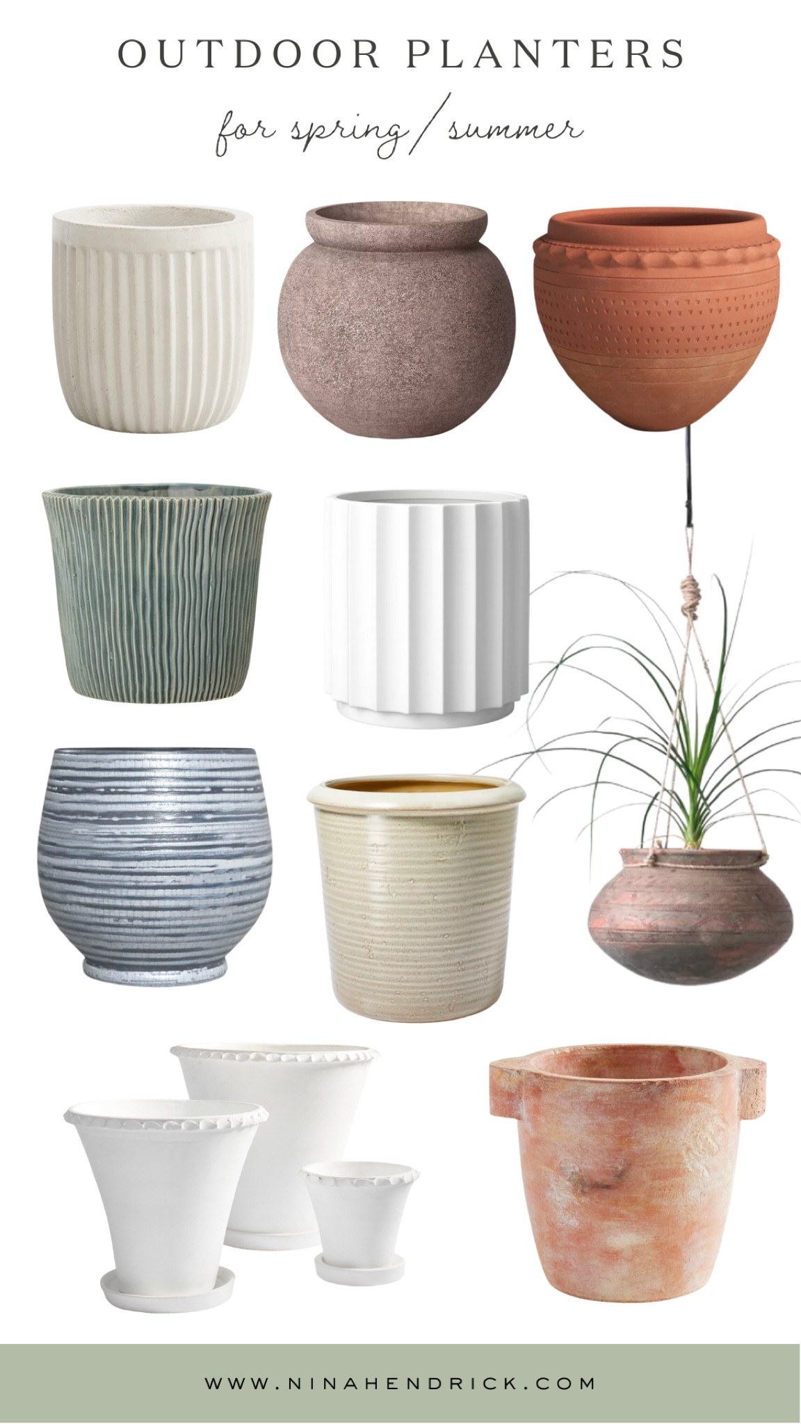 Outdoor planters for all your gardening needs! 

#LTKhome