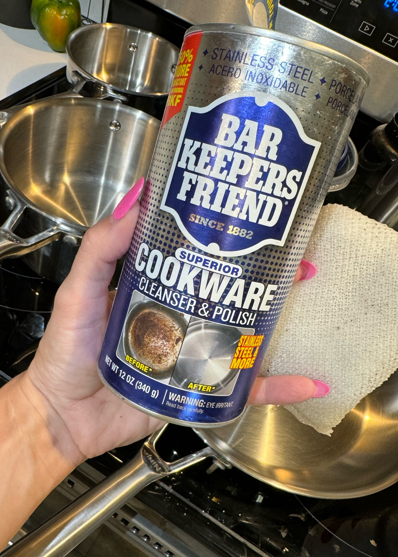 this stuff is ✨MAGIC✨ and a must have for stainless pots & pans! 

#LTKfindsunder50 #LTKhome #LTKfamily