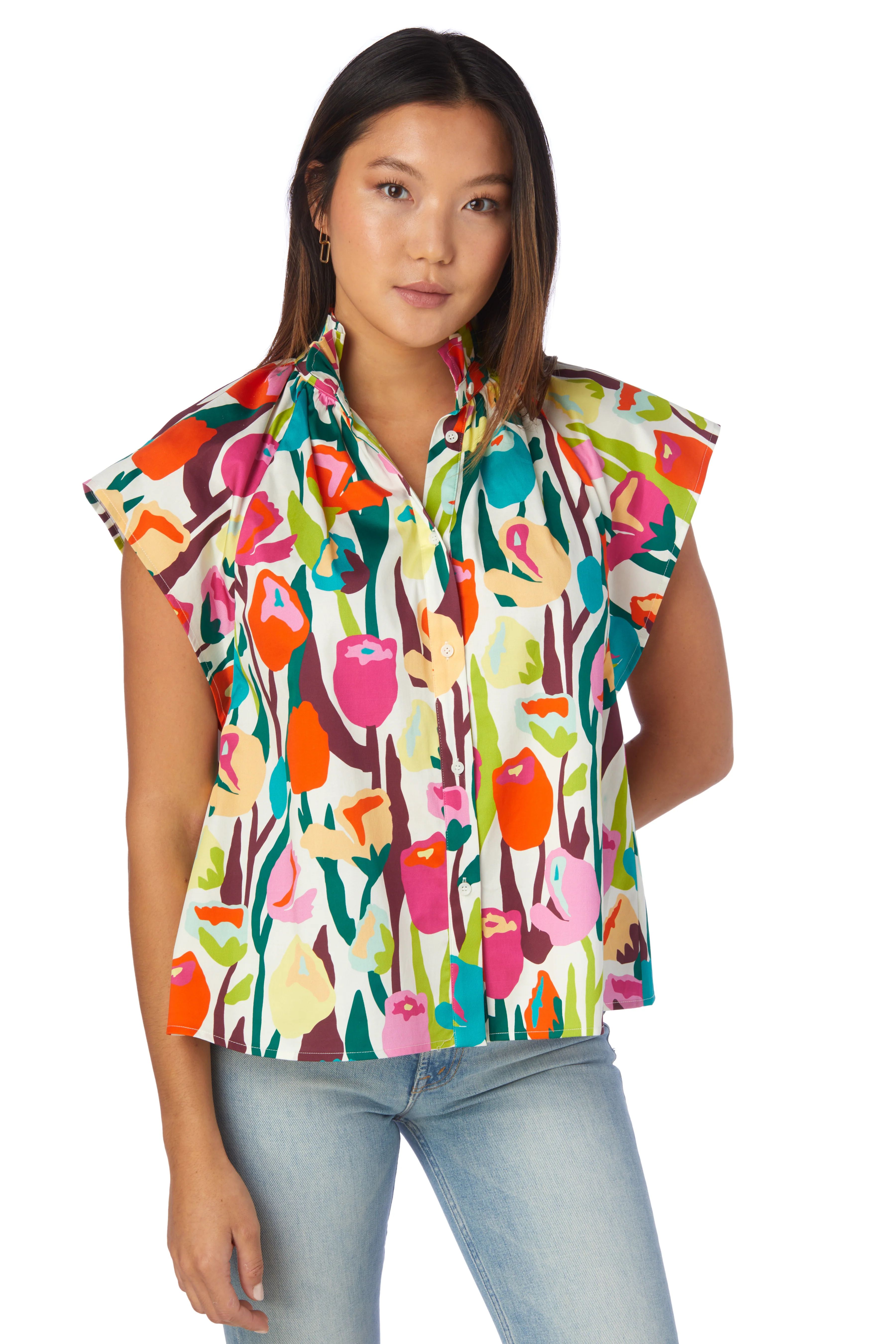 Billie Blouse in Tulip - CROSBY by Mollie Burch | CROSBY by Mollie Burch