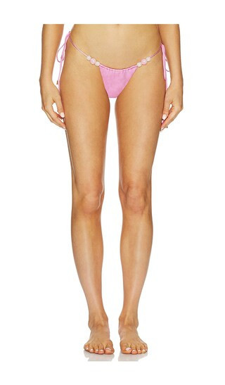 CIN CIN Essence Side Tie Bikini Bottom in Pink. - size M | Revolve Clothing (Global)