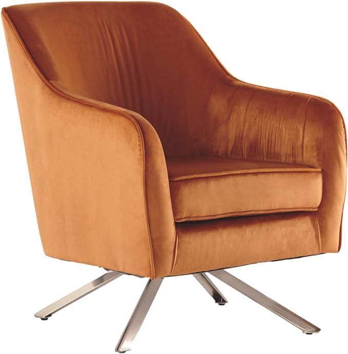 Signature Design by Ashley Hangar Accent Chair, Orange | Amazon (US)