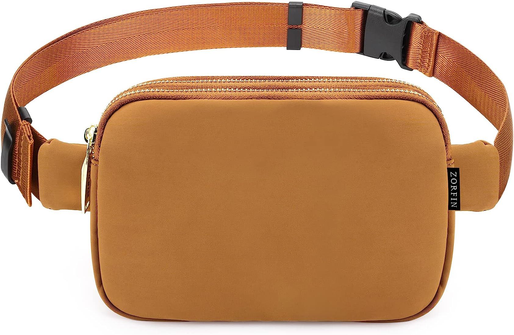 ZORFIN Belt Bag for Women Men, Fashion Fanny Packs Crossbody Bags for Women Men with Adjustable S... | Amazon (US)