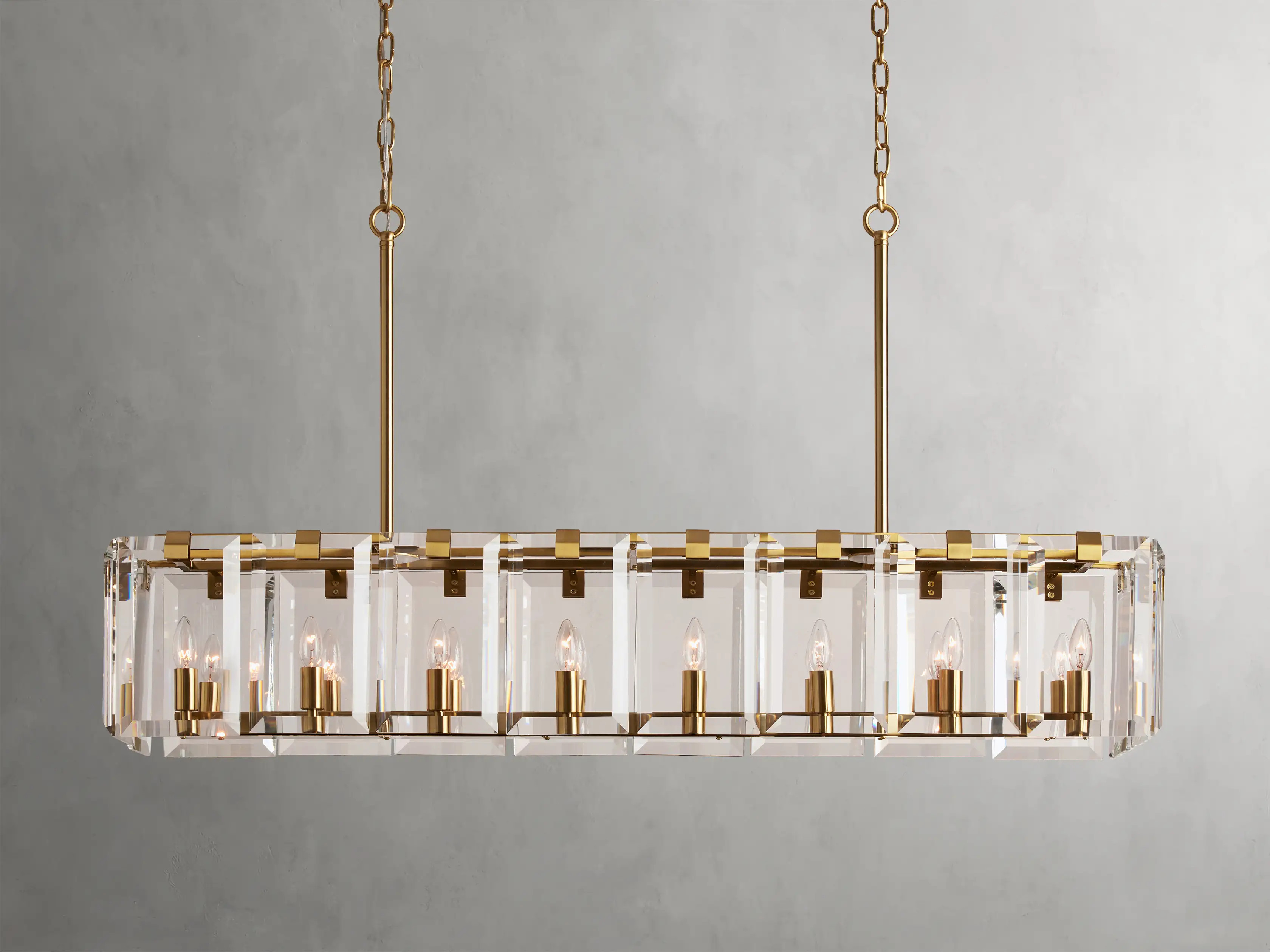 Amaya Rectangular Chandelier | Arhaus