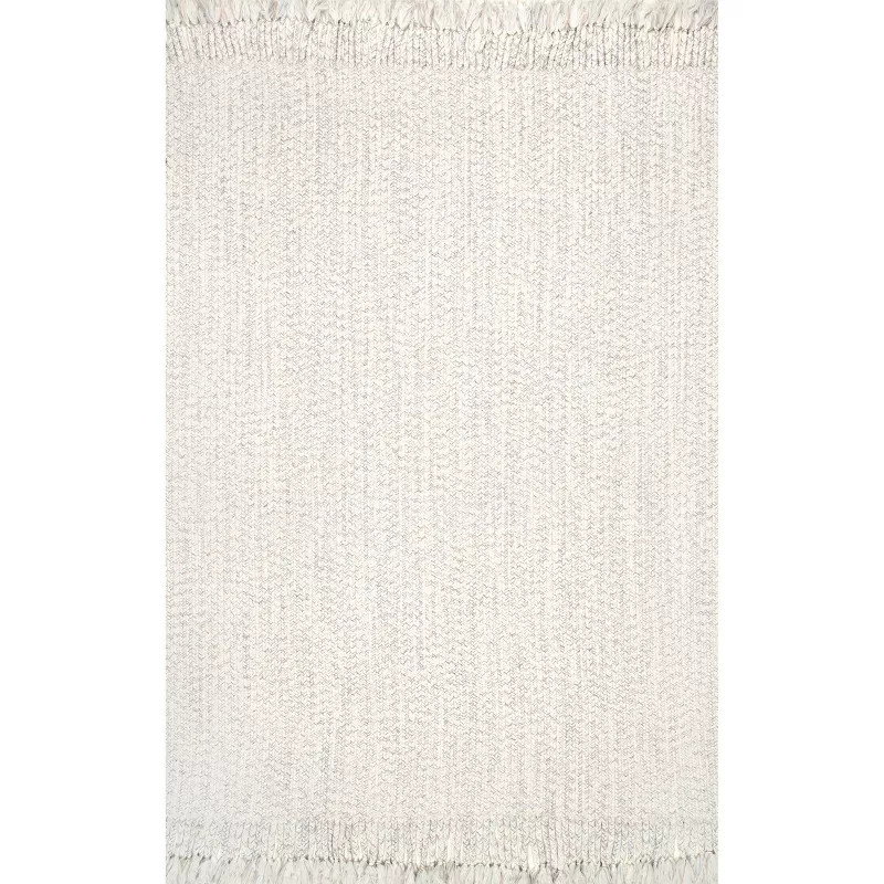 nuLOOM Braided Courtney Tassel Indoor/Outdoor Rug Area Rug | Target
