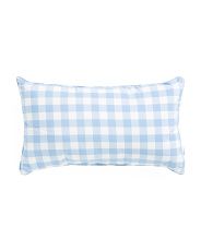 14x24 Indoor Outdoor Gingham Pillow | Marshalls
