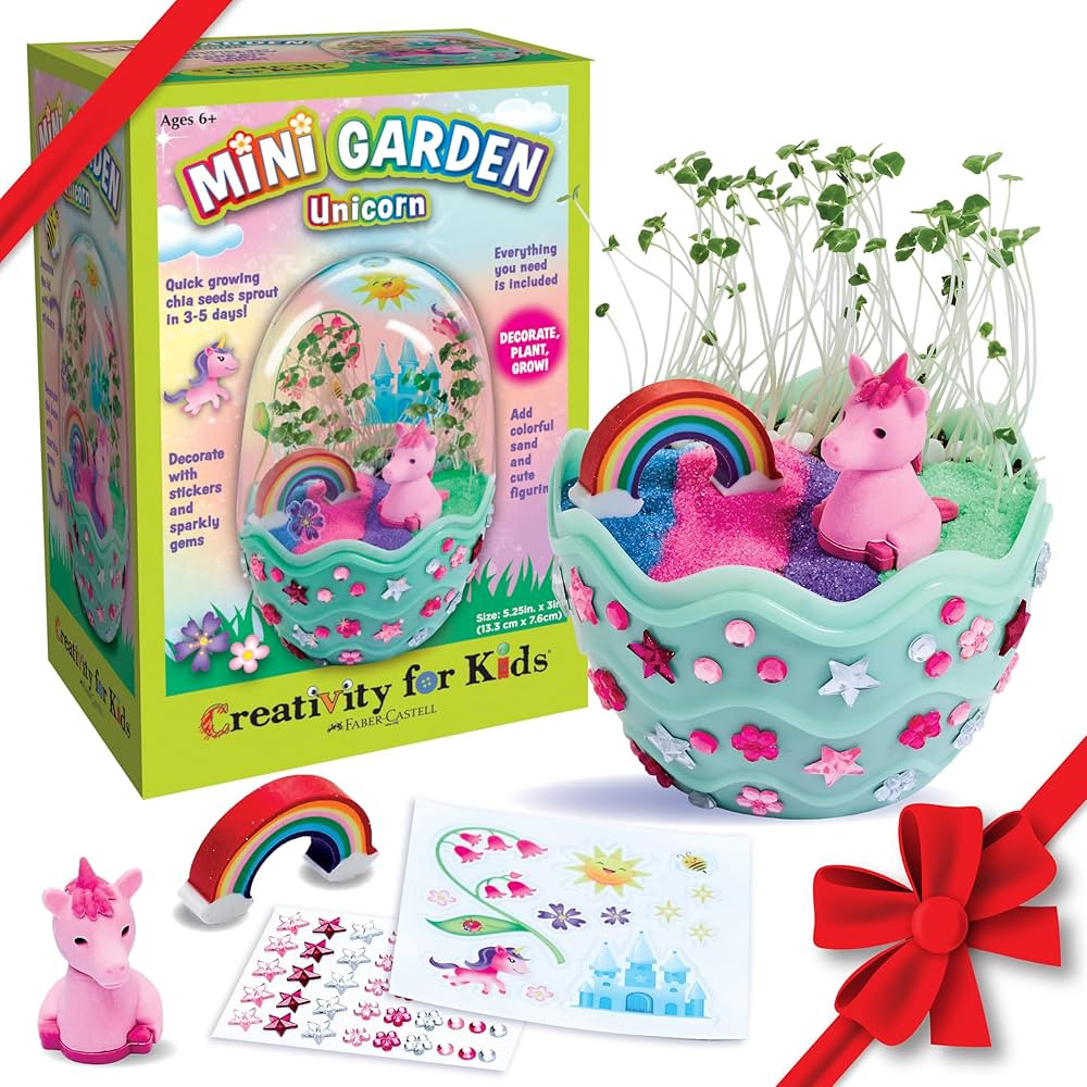 Creativity for Kids Mini Garden: Magical Unicorn Terrarium Kit - Unicorn Gifts for Girls, Kids Cr... | Amazon (US)