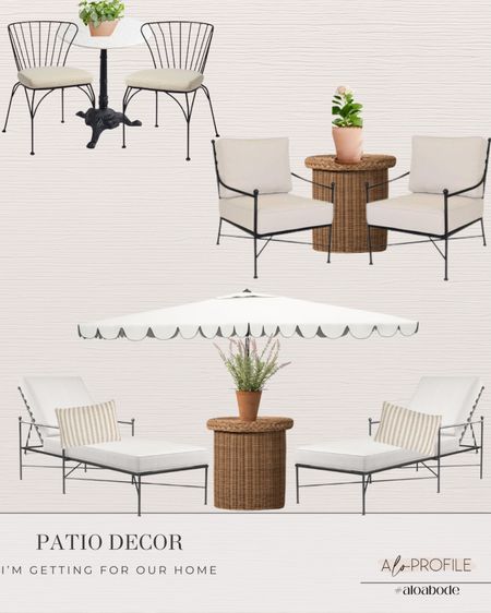 Outdoor furniture that’s in my cart!!

#LTKHome
