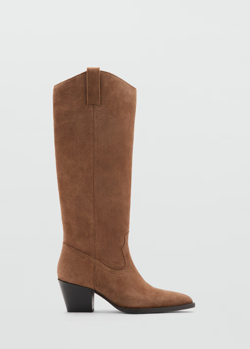 Bottes cuir talon | Mango EU