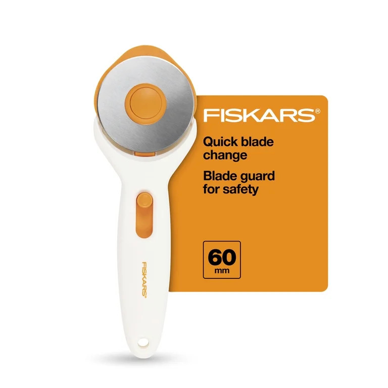 Fiskars 60mm Stick Rotary Cutter, White | Walmart (US)