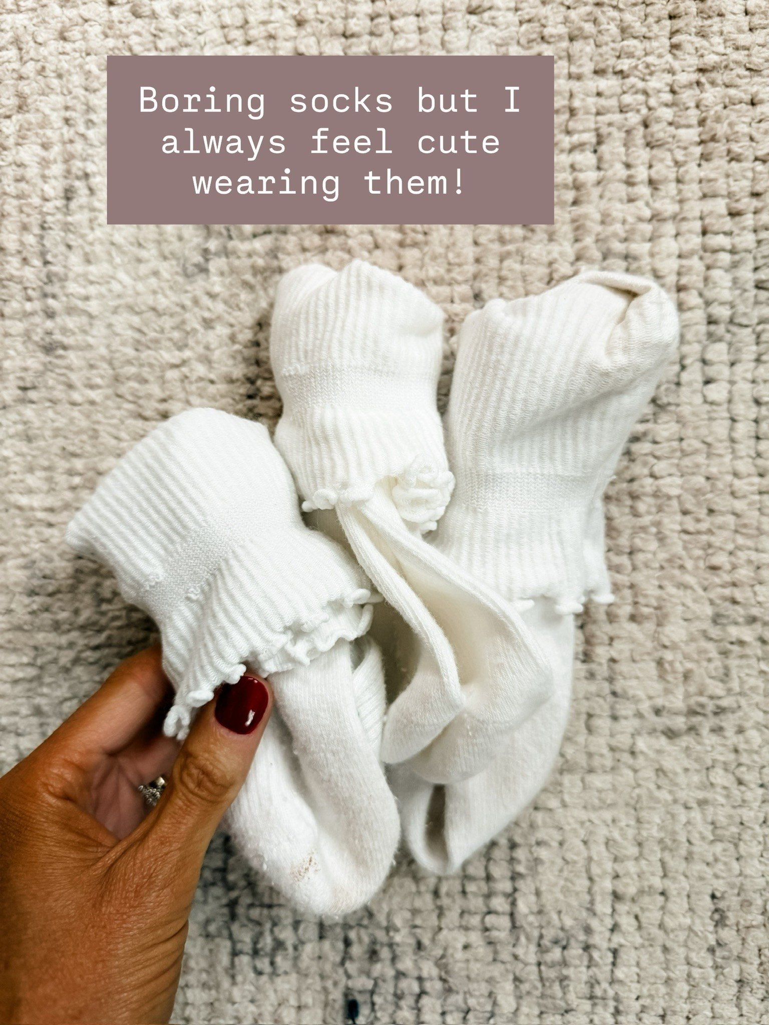 I love wearing ruffle socks with my athleisure looks! These are currently on sale for Prime Day!

Loverly Grey, Amazon, ruffle socks, athleisure, prime day