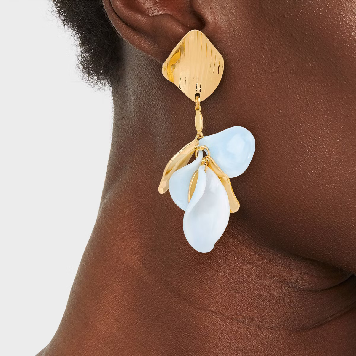 Linear Petal Earrings - A New Day™ | Target