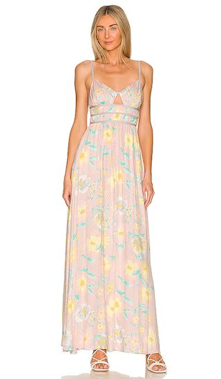 Free People Wisteria Maxi Dress in Pink. - size M (also in L) | Revolve Clothing (Global)