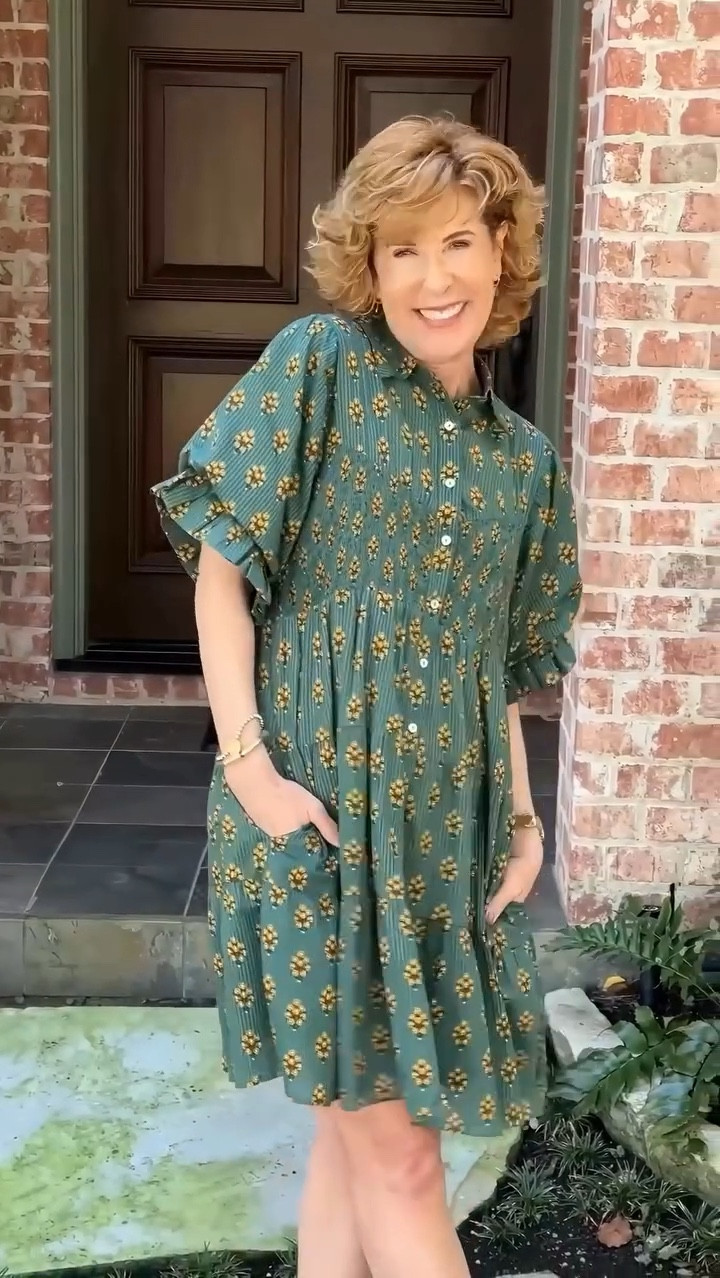 Excuse me… since when are the pajama people making dresses this cute?

I’ve loved this brand forever for their joyful prints and happy pajamas, so finding this spring dress felt like the best kind of surprise. A little playful, a little polished, and totally unexpected.

It’s easy, comfortable, and one of those dresses that just makes you smile when you put it on. Perfect for spring days, lunch with friends, or errands that turn into coffee.

#LTKSeasonal #LTKOver40