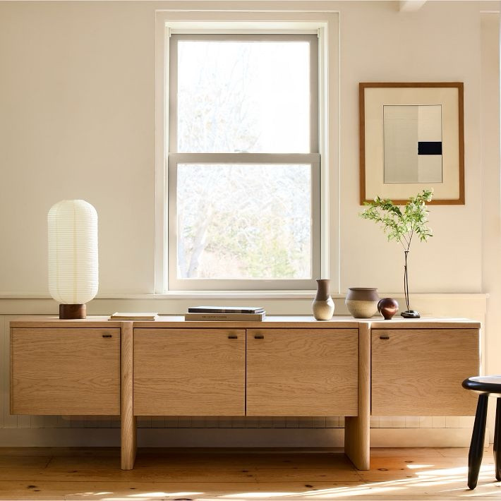 Love this modern console. 

Organic modern, living room, entryway table, buffet table, media console, sofa table, 

#LTKHome #LTKStyleTip