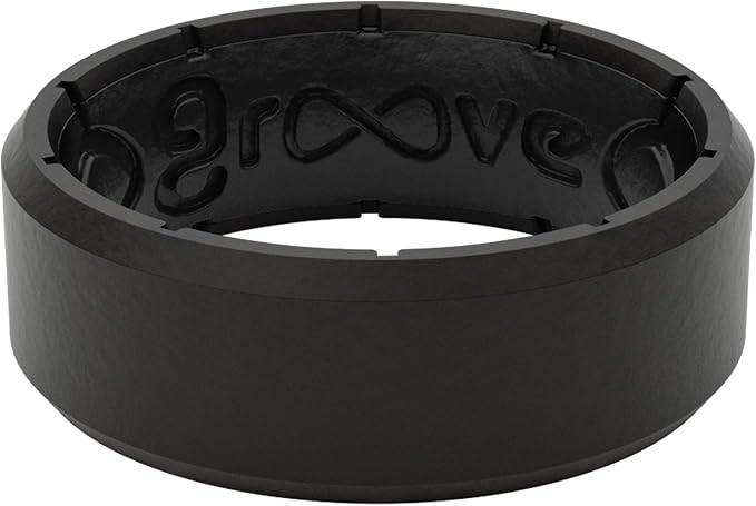 Solid Silicone Ring by Groove Life - Breathable Rubber Wedding Rings for Men, Lifetime Coverage, ... | Amazon (US)