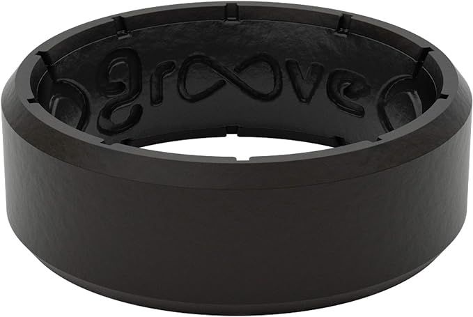 Solid Silicone Ring by Groove Life - Breathable Rubber Wedding Rings for Men, Lifetime Coverage, ... | Amazon (US)