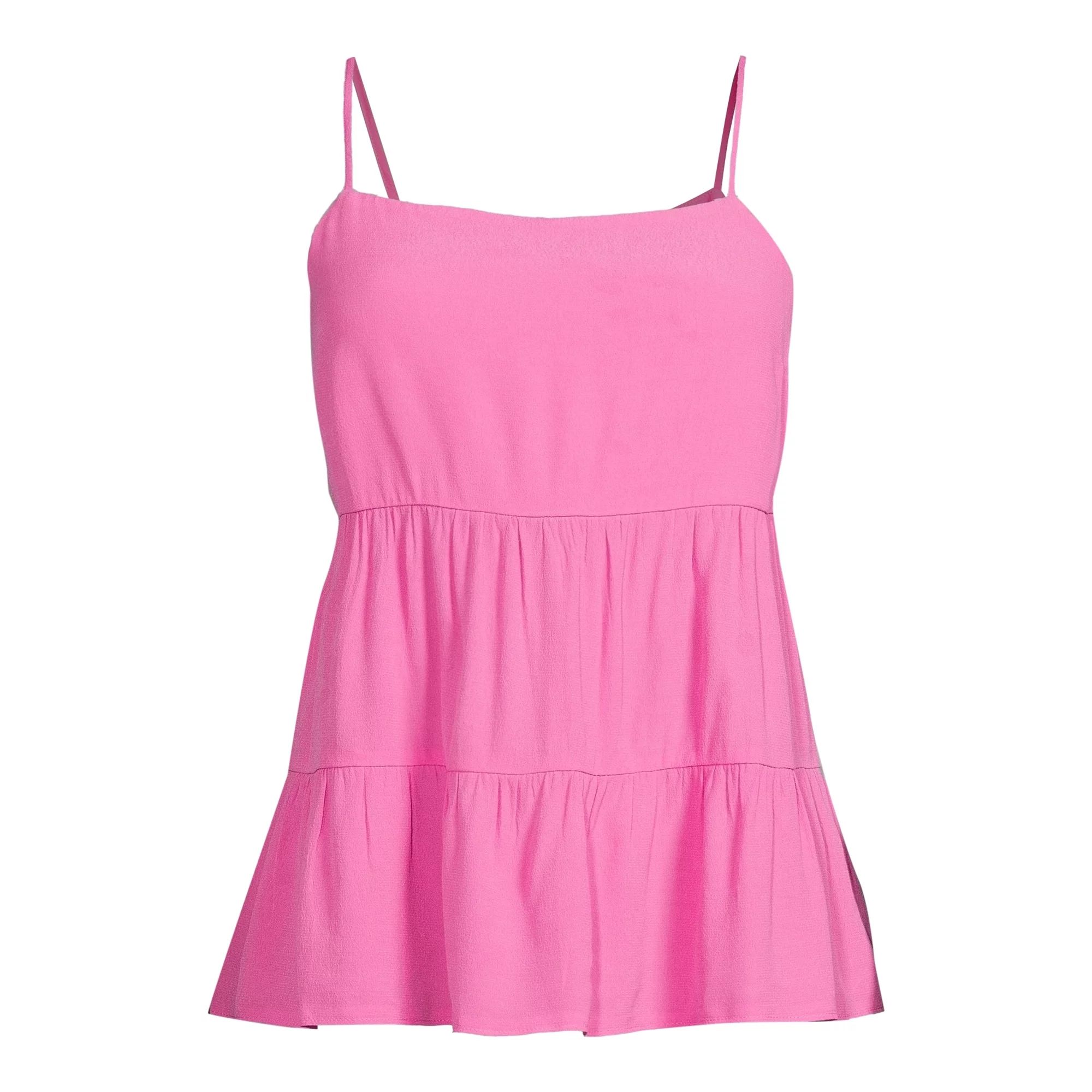 Time and Tru Women's Tiered Cami Top | Walmart (US)