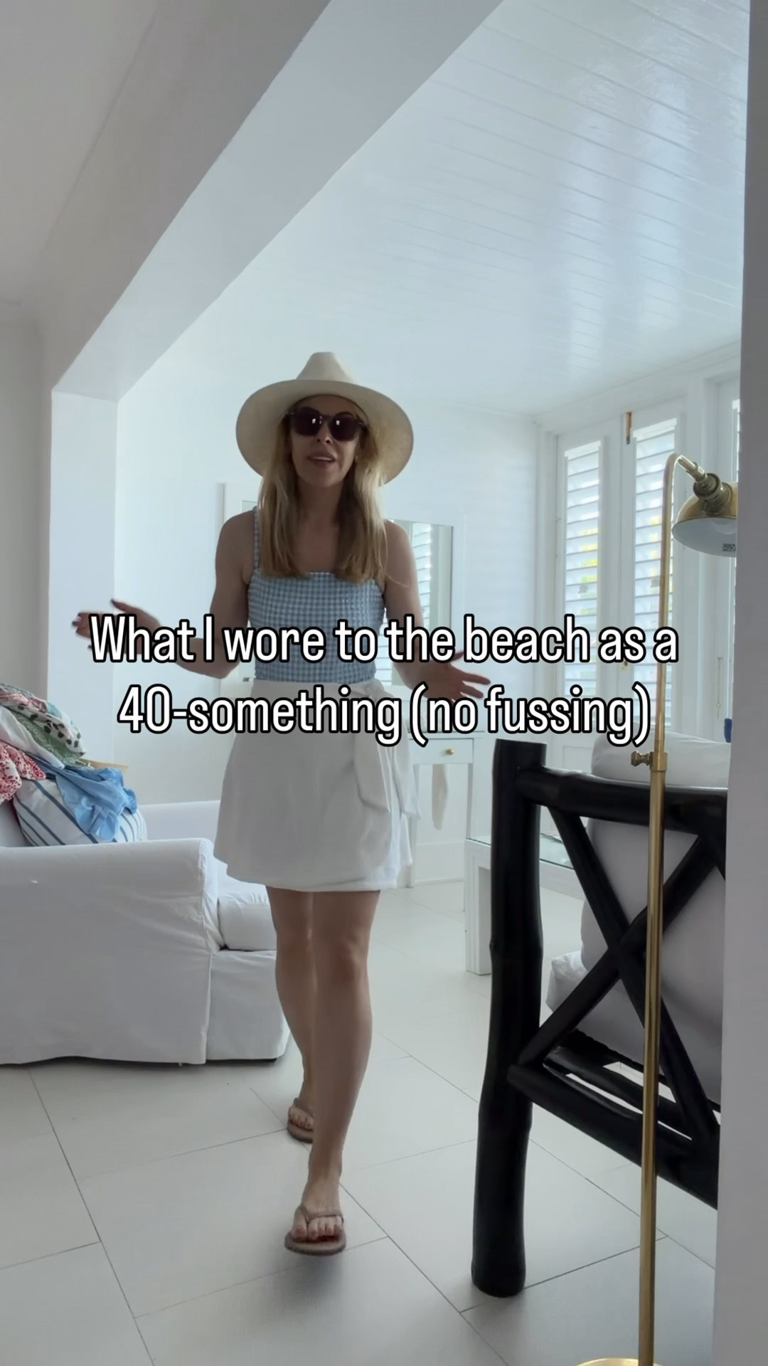 If I have to fuss with the swimsuit I don’t want to wear it.  This suit is cute, chic and no tugging.  

#LTKOver40 #LTKgrwm #LTKPetite