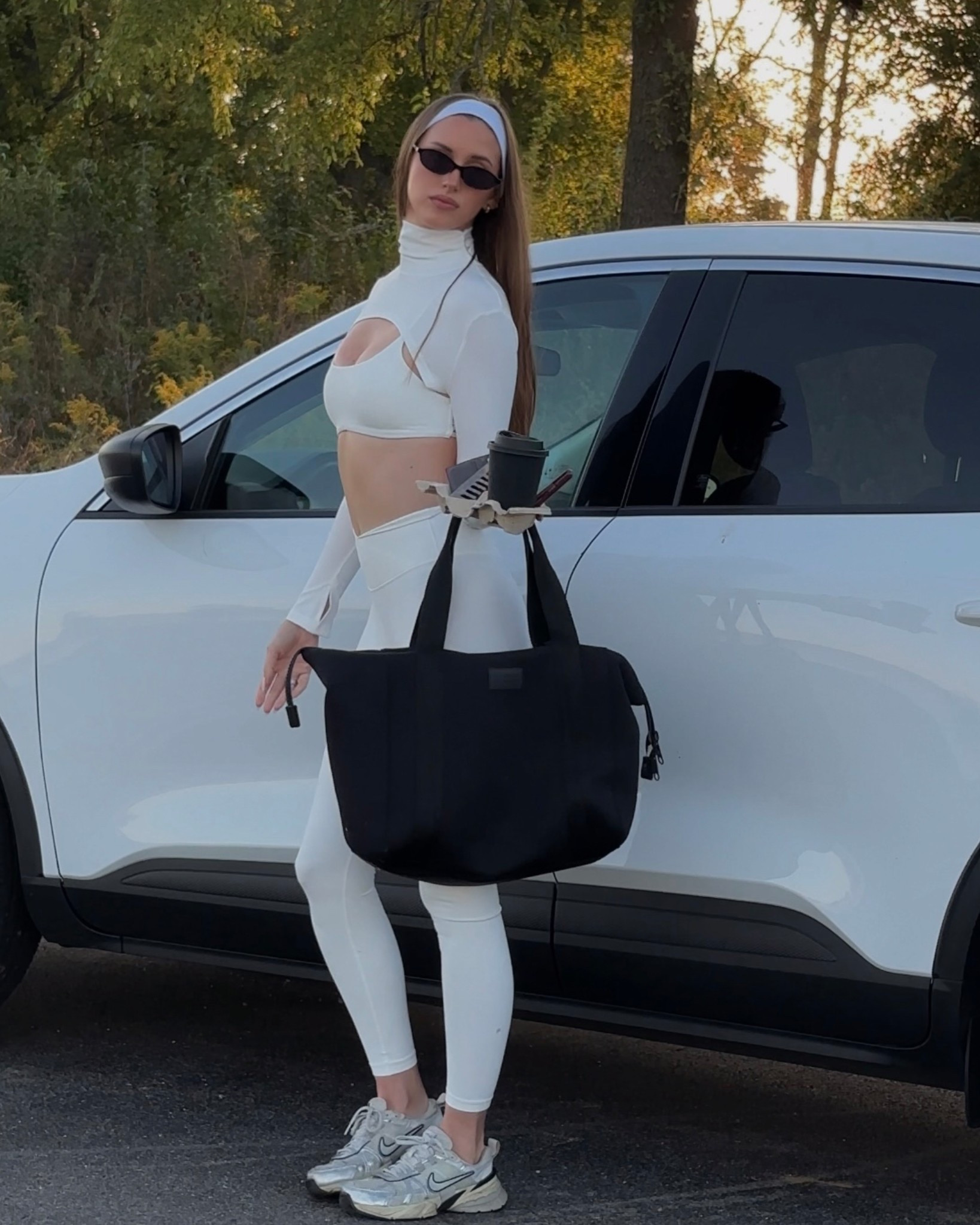 nothing better than a crisp all-white moment 🤍 sporty, clean, and so easy to style on or off the mat 

#LTKTravel #LTKActive #LTKStyleTip