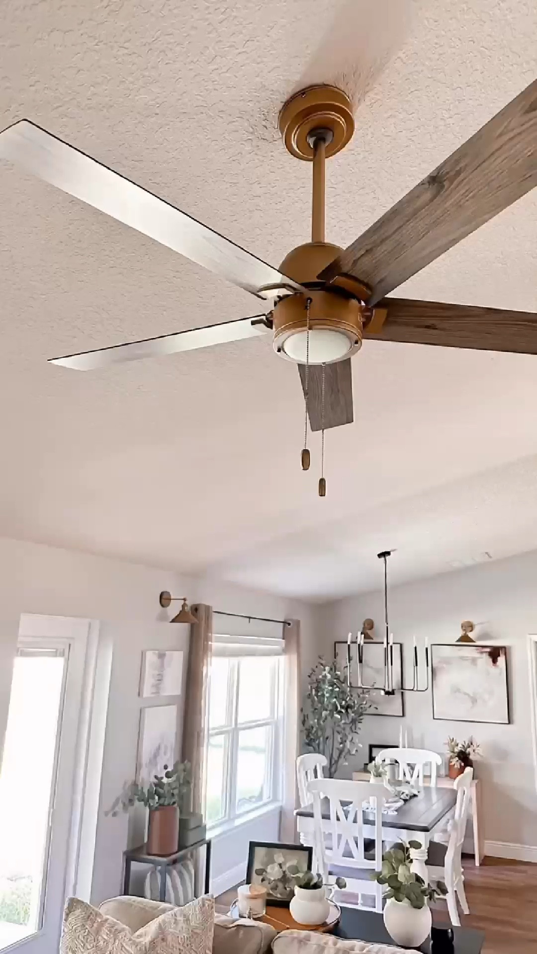 Ceiling Fan upgrade. Living room. Bedroom. Ceiling Fan install. 

#LTKsalealert #LTKSeasonal #LTKhome