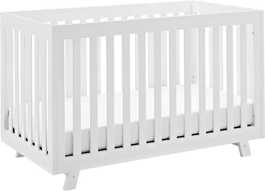 Storkcraft Beckett 3-in-1 Convertible Crib (White) – Converts from Baby Crib to Toddler Bed and... | Amazon (US)