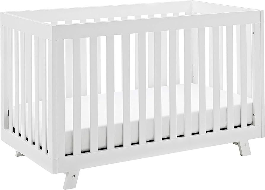 Storkcraft Beckett 3-in-1 Convertible Crib (White) – Converts from Baby Crib to Toddler Bed and... | Amazon (US)
