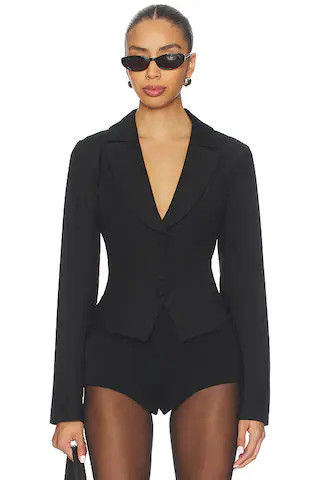 ALL THE WAYS Eliana Blazer in Black from Revolve.com | Revolve Clothing (Global)