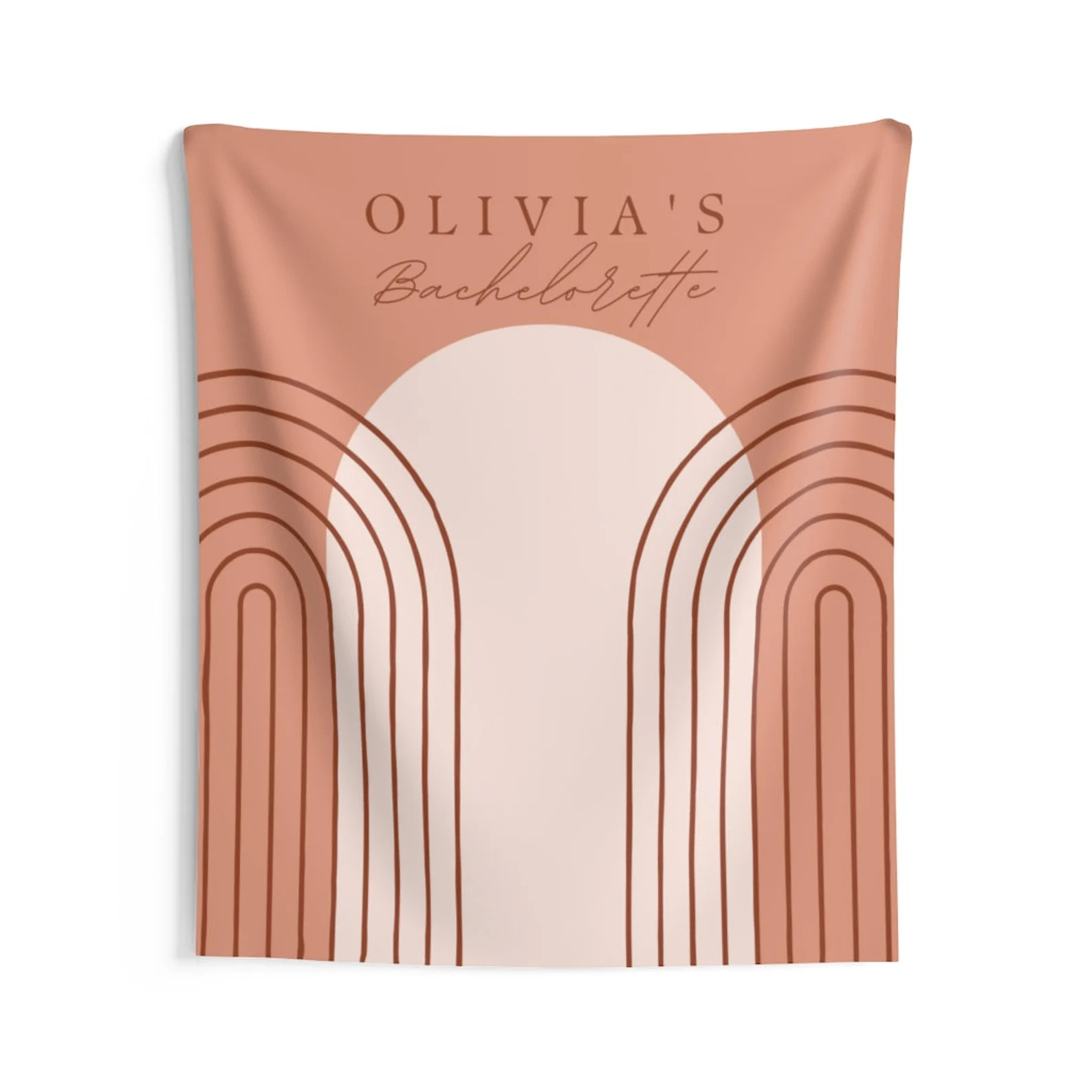 Boho Bride Bachelorette Backdrop Terracotta Bachelorette - Etsy | Etsy (US)