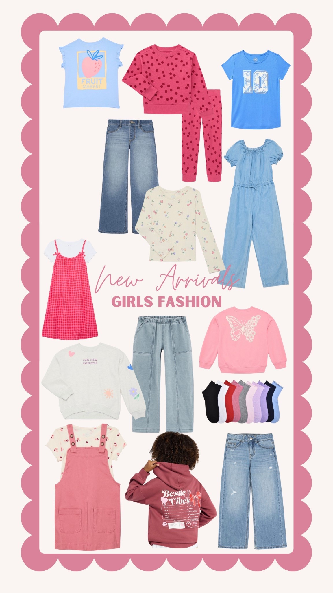 Walmart new arrivals for girls! 
•••
Girls fashion | Walmart fashion | little girls fashion | walmart finds 

#LTKSeasonal #LTKKids #LTKBaby