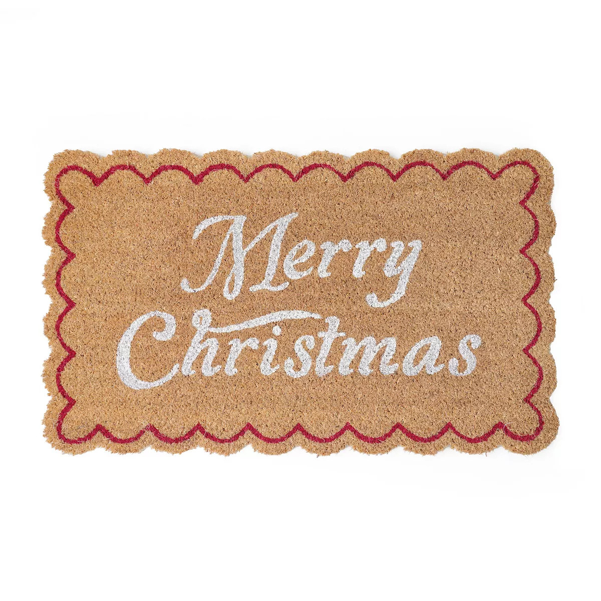 St. Nicholas Square® Merry Christmas Retro Coir Doormat | Kohl's