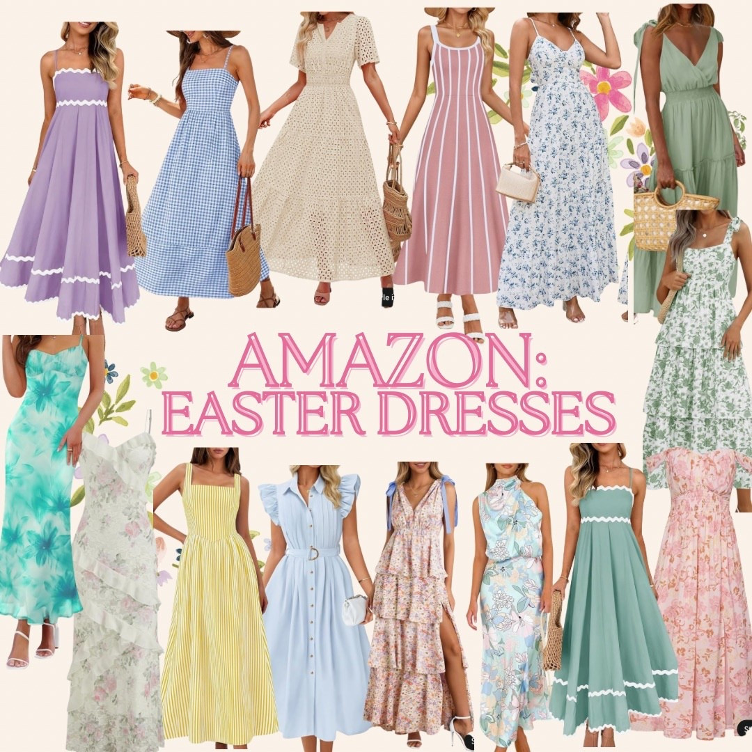 Last minute Easter dresses! 

#AmazonSpringSale

#LTKSaleAlert #LTKootd #LTKSeasonal