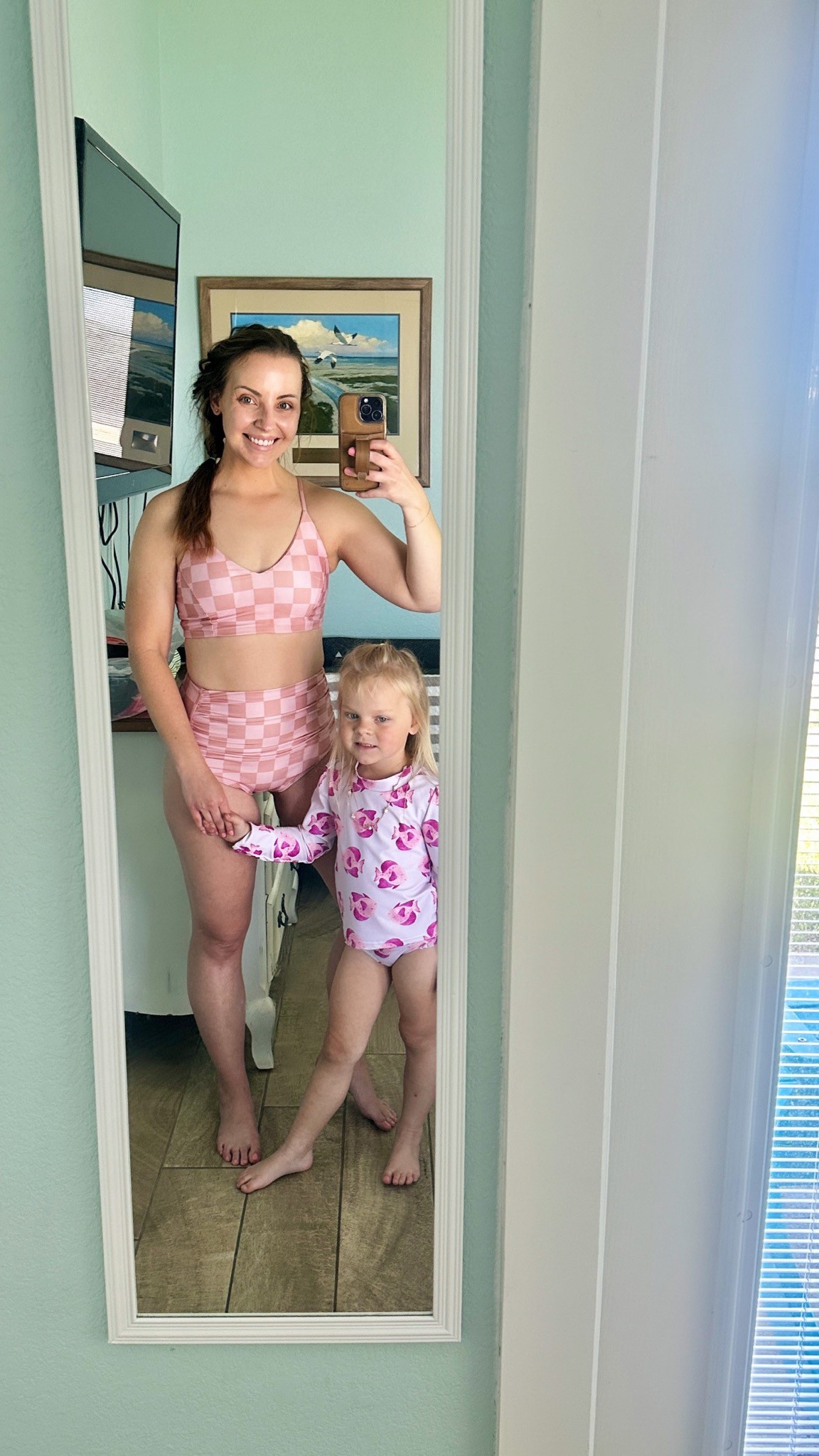 My Swim: Indie & Co Boutique (Instagram) 
Size small top / Size Medium Bottoms
I am 5’3”, 130lbs, and usually fit in a small top and medium bottoms. Swim fits true to size. 

Little Girl Swim: Walmart 



#LTKSwim #LTKTravel #LTKFindsUnder50