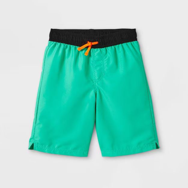 Boys' Solid Volley Swim Trunks - Cat & Jack™ | Target