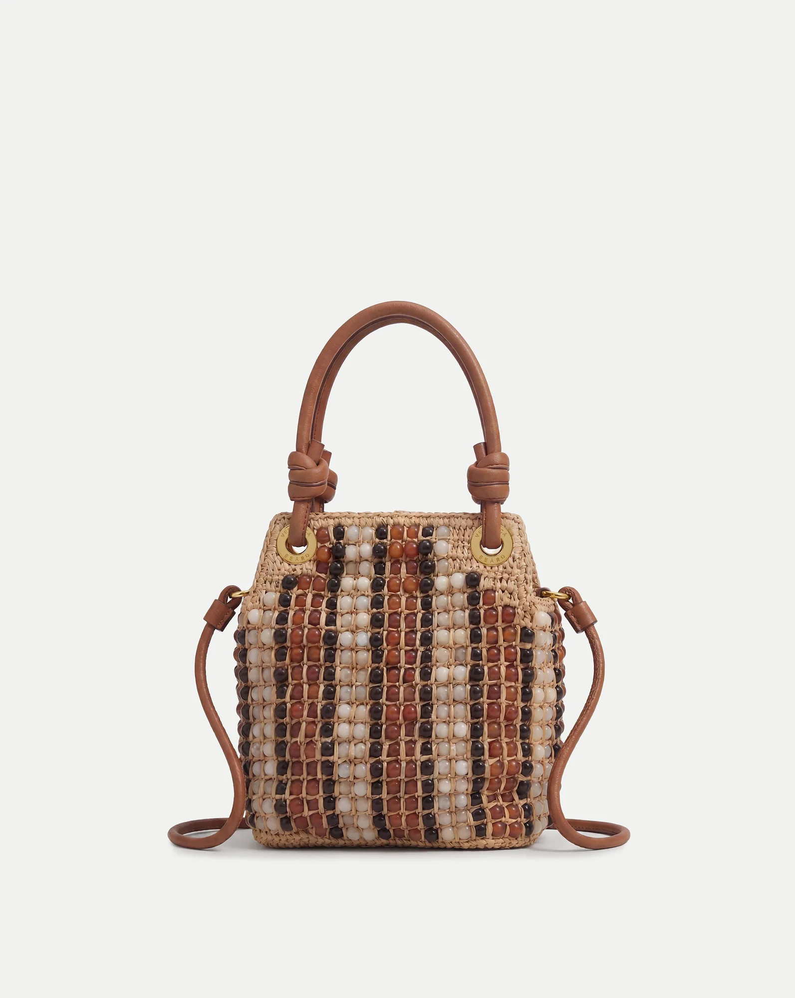 Small Beaded Veronica Beard Slouch Bag in Hazelwood Multi | Veronica Beard | Veronica Beard