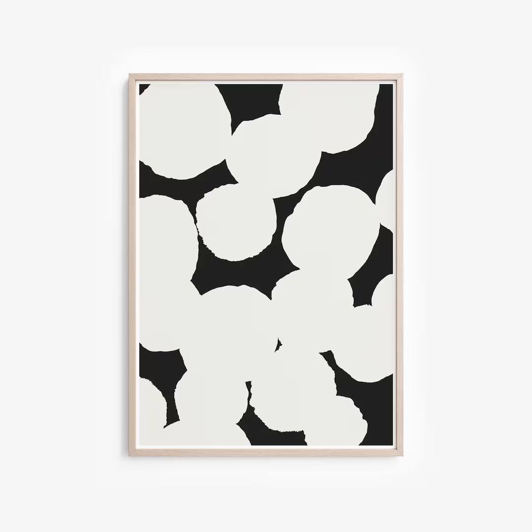 Painted Dots Wall Art, Abstract Circles Poster, Geometric Shapes Printable, Minimal Print, Modern... | Etsy (US)