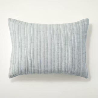 Alternating Stripe Matelassé Pillow Sham - Hearth & Hand™ with Magnolia | Target