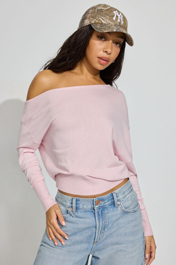 Rae Asymmetric Fine Sweater | Garage Clothing