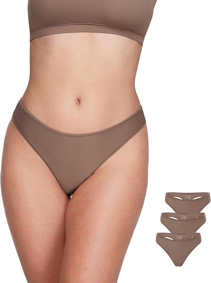 Magneticfit Thongs for Women Stretch Sexy Underwear Comfort Tagless Thong Low Rise Breathable Pan... | Amazon (US)