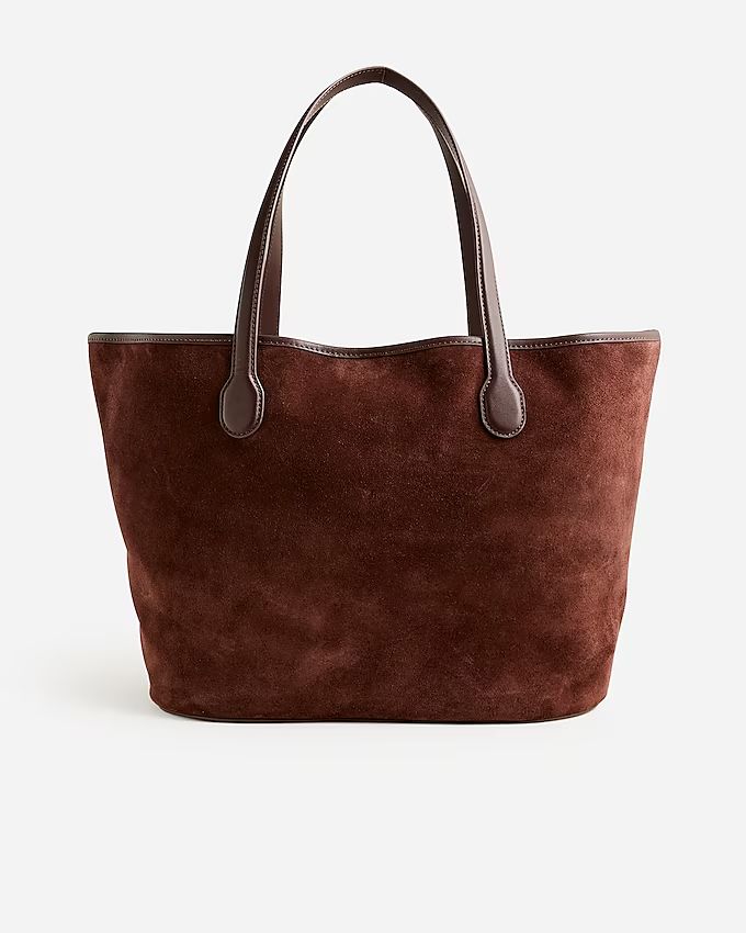 Berkeley tote in leather and suede | J.Crew US